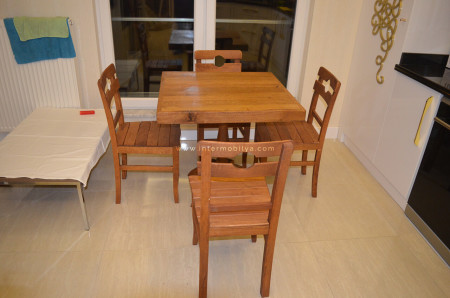 Güralp ailesinin doğal ahşap yemek odası-chester koltukları,yatak odası ve mutfak masası seçimleri - Thumbnail